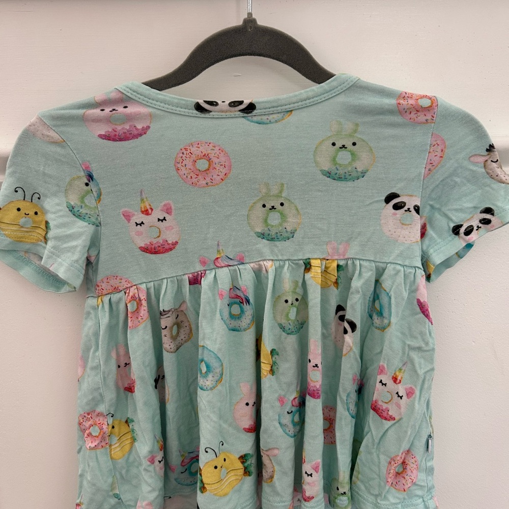 Posh Peanut Mint Green Animal Print Dress